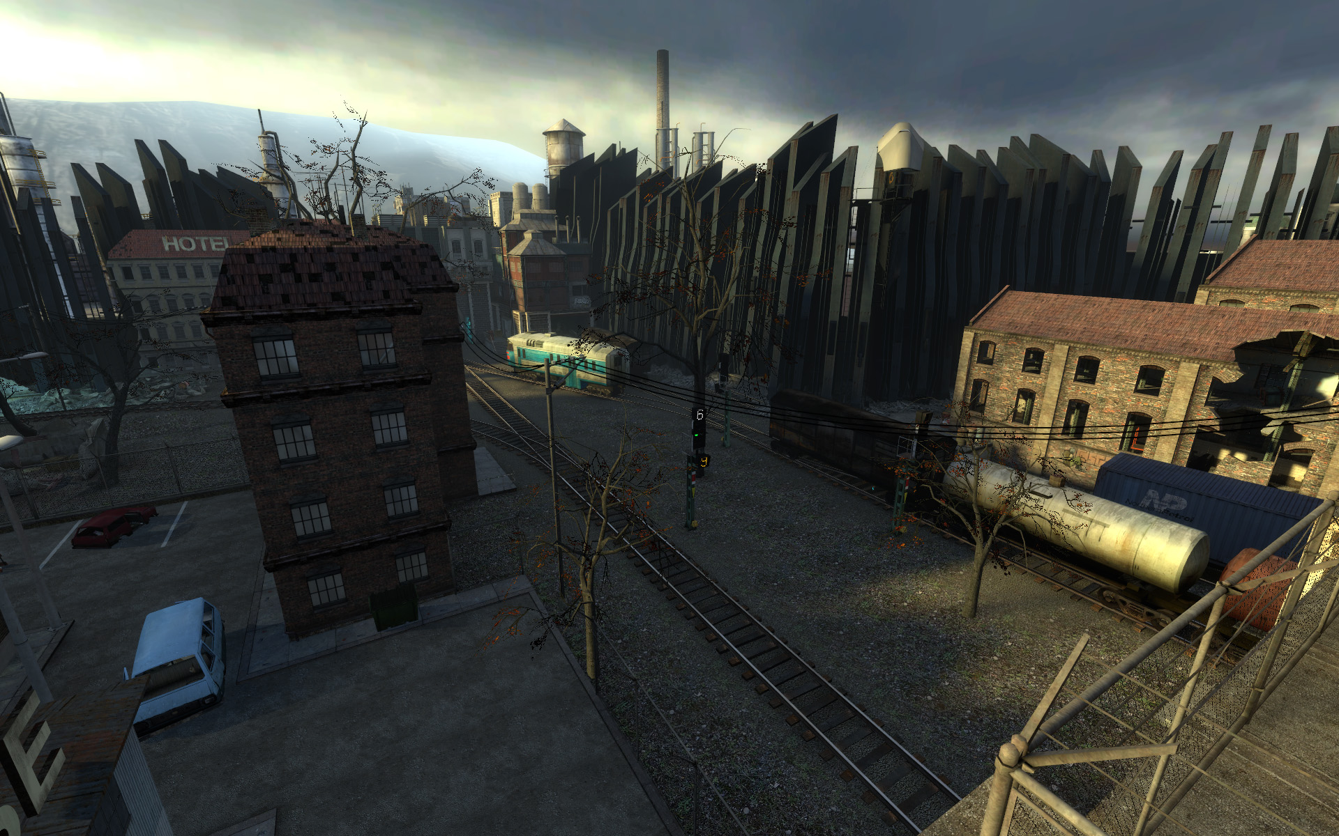 Халф лайф 2 ремастер. Half Life building. Hl2 buildings. Half-Life 2 Hammer Maps. Half Life 2 building textures.
